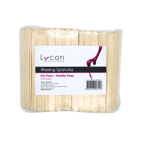 Lycon Paddle Pop Face Spatulas 500 Pack