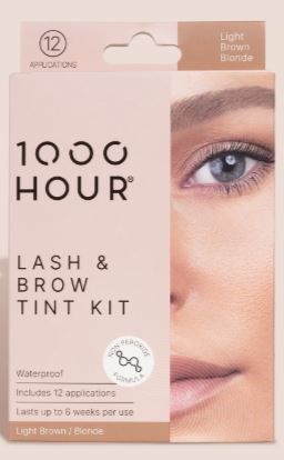 1000 Hour Lash And Brow Tint Kit Light Brown / Blonde