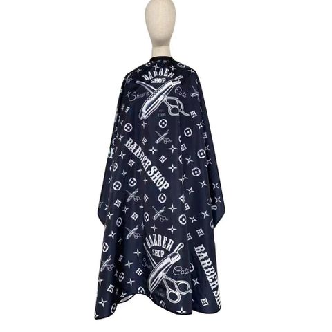 Barber Cape Navy Blue