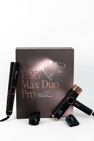 H2D Max Duo Pro Black ( With Rose Gold ) Dryer / Straightener