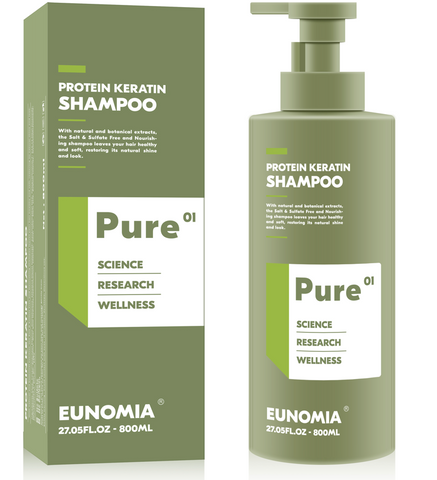 Eunomia 纯蛋白角蛋白洗发水 800ml