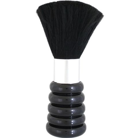 Neck Brush Spiral Handle Black Each