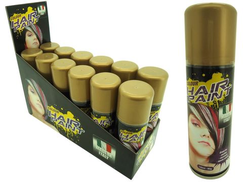 PJ SAS Gold Colour Hair Spray 125ml