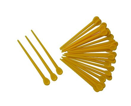 Koza Roller Pins Plastic Yellow 75mm