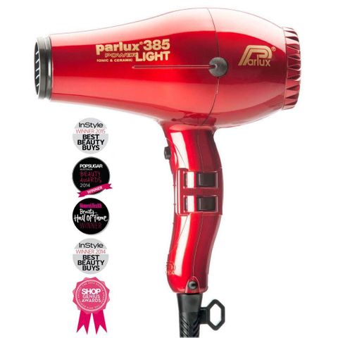 Parlux 385 Powerlight Dryer Red - Austra