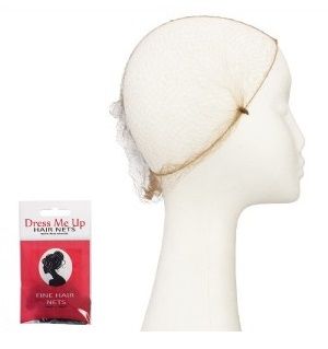Dress Me Up Fine Hair Net Light Brown 2