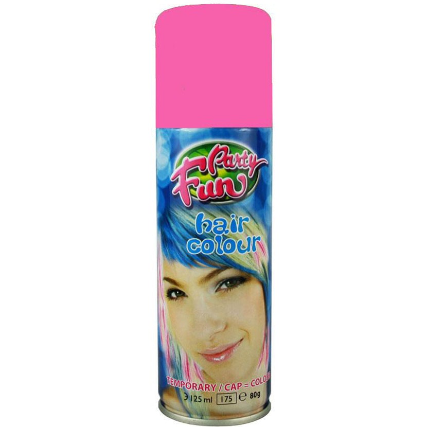 Party Fun Hair Spray 125ml Pink